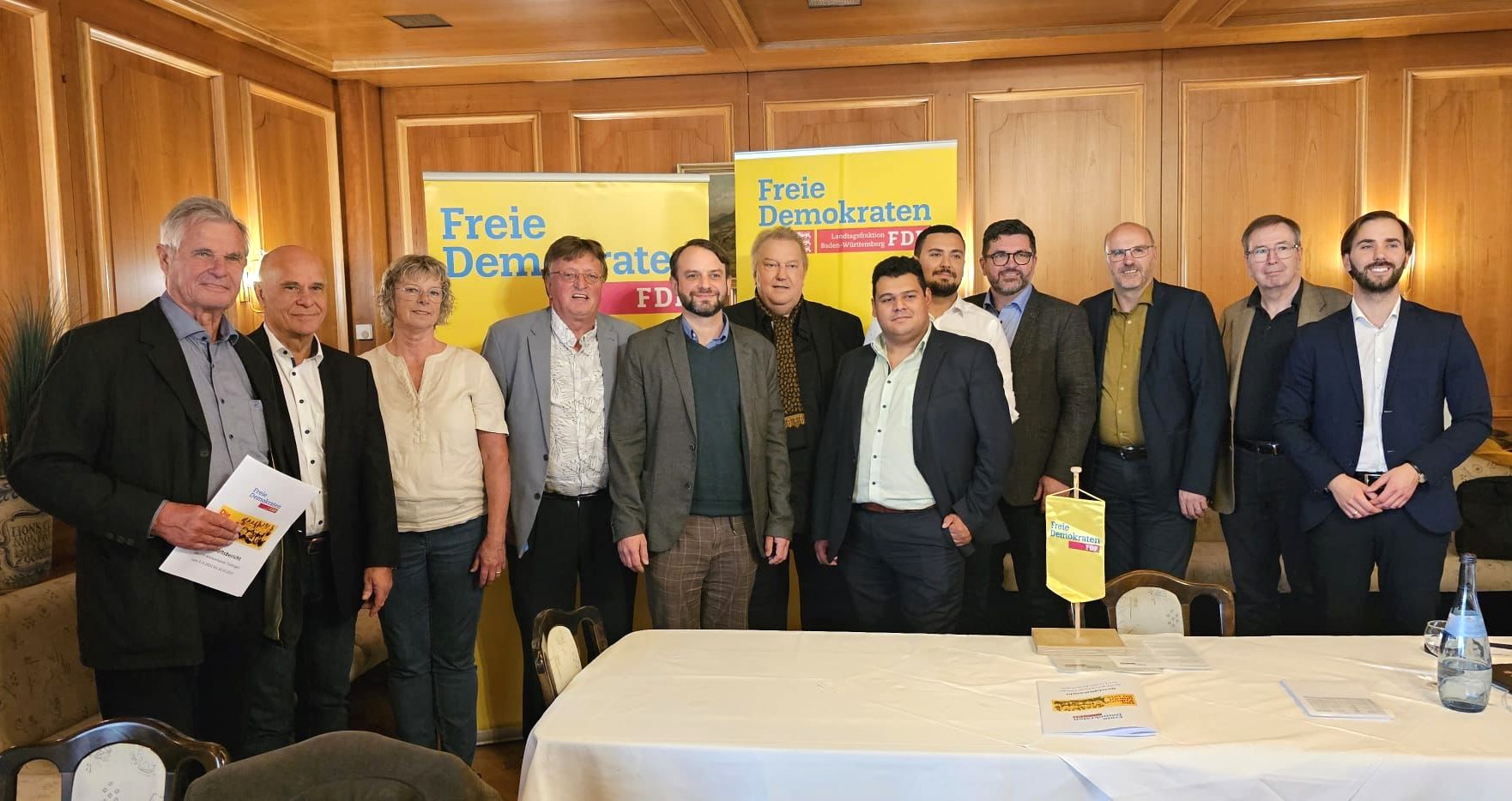 Vorstandsteam Freie Demokraten Tuttlingen und Gäste