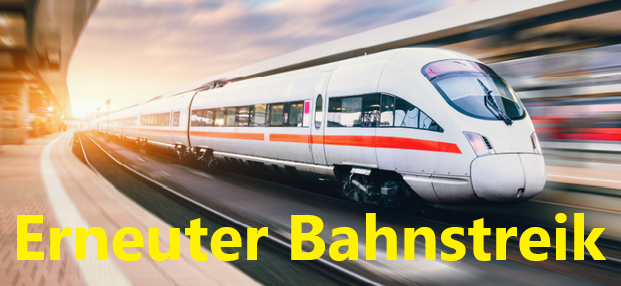 Erneuter Warnstreik bei der Bahn