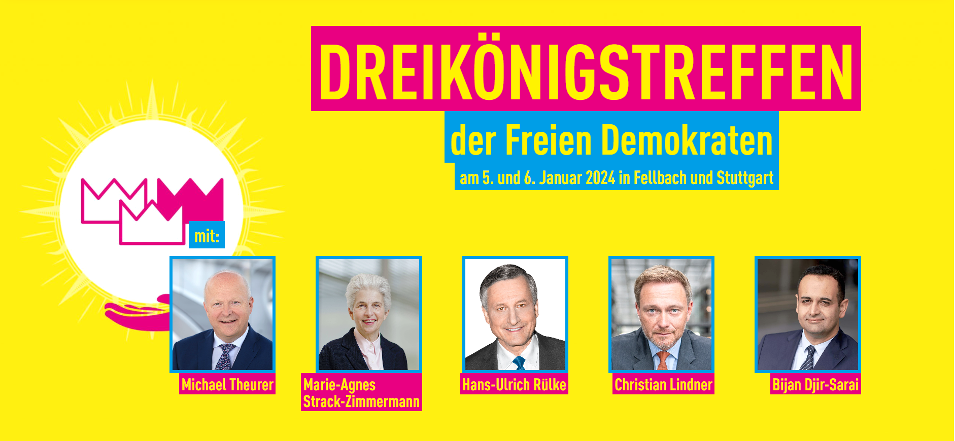 Live-Übertragung des FDP-Dreikönigstreffens am 6. Januar 2024 ab 11 Uhr aus der Staatsoper in Stuttgart